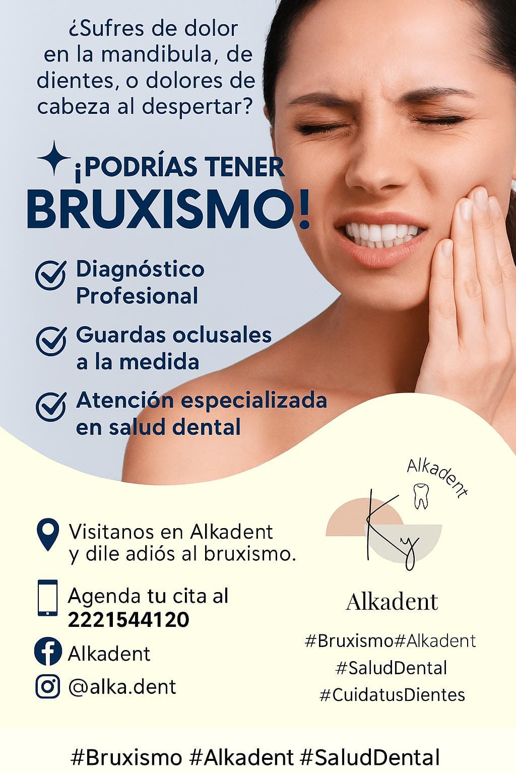 Tienes bruxismo? averigualo en alkadent juchitan